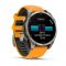Смарт-годинник Garmin Fenix 8 47mm AMOLED Sapphire Graphite DLC Titanium with Spark Orange Silicone (010-02904-19)