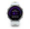Смарт-годинник Garmin Forerunner 970 Whitestone Titanium with Whitestone/Translucent Amp Yellow Silicone with Silver Buckle (010-02969-61)