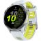 Смарт-годинник Garmin Forerunner 970 Whitestone Titanium with Whitestone/Translucent Amp Yellow Silicone with Silver Buckle (010-02969-61)