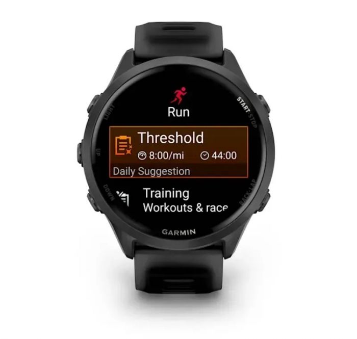 Смарт-годинник Garmin Forerunner 570 47mm Slate Gray with Black/Translucent Black Silicone with Slate Buckle (010-02971-40)