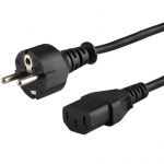 Кабель живлення Dell CEE 7/7-IEC C13, 3*0.75 мм, 1.8м Black (078390)