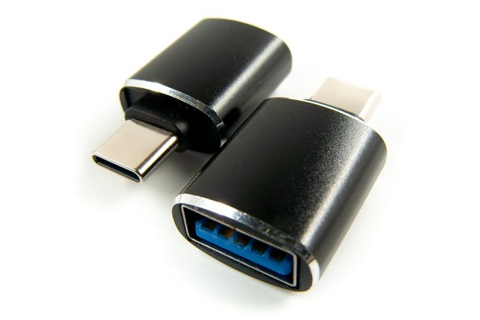 Перехідник Dengos OTG USB-USB-C Black (ADP-018)