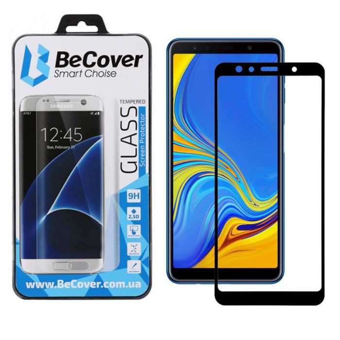 Захисне скло BeCover для Samsung Galaxy A7 (2018) SM-A750 Black (702948)