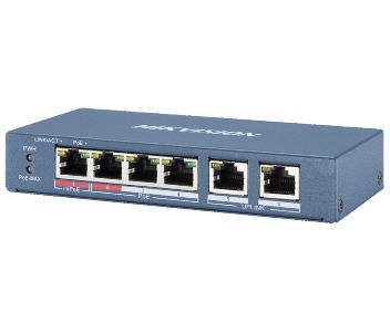 Комутатор Hikvision DS-3E0106HP-E