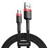 Кабель Baseus Cafule USB-microUSB, 1.5A, 2м Black/Red (CAMKLF-C91)