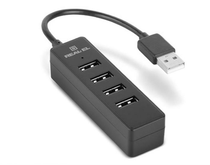 USB-хаб REAL-EL HQ-154 4 ports