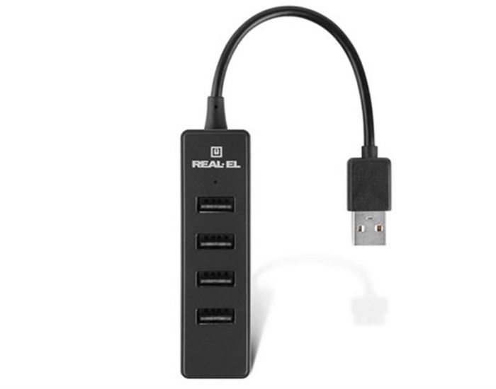 USB-хаб REAL-EL HQ-154 4 ports