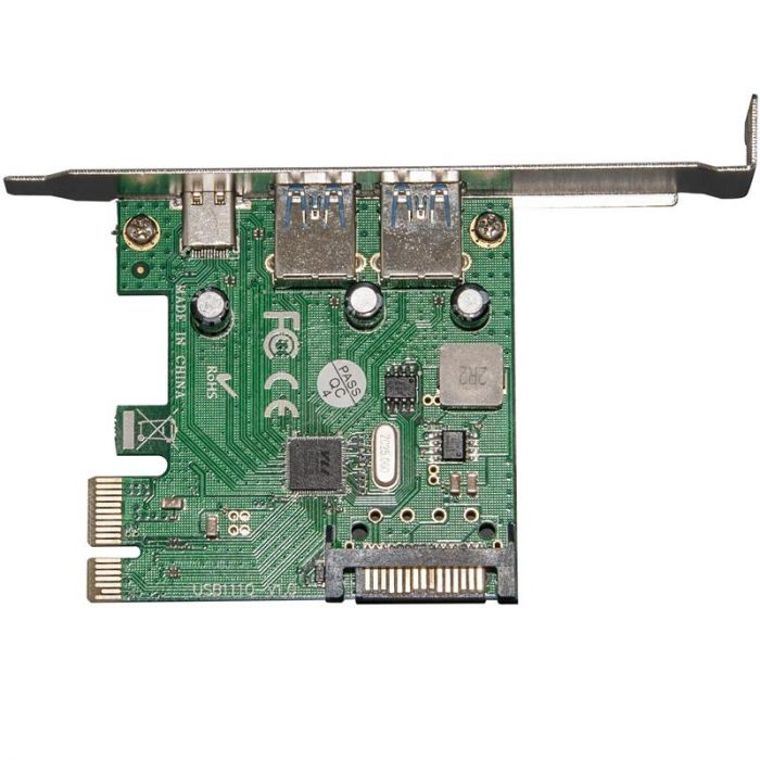 Контролер Frime NEC720202 (ECF-PCIEtoUSB007.LP) PCI-E-2xUSB3.0+USB3.0 Type-C