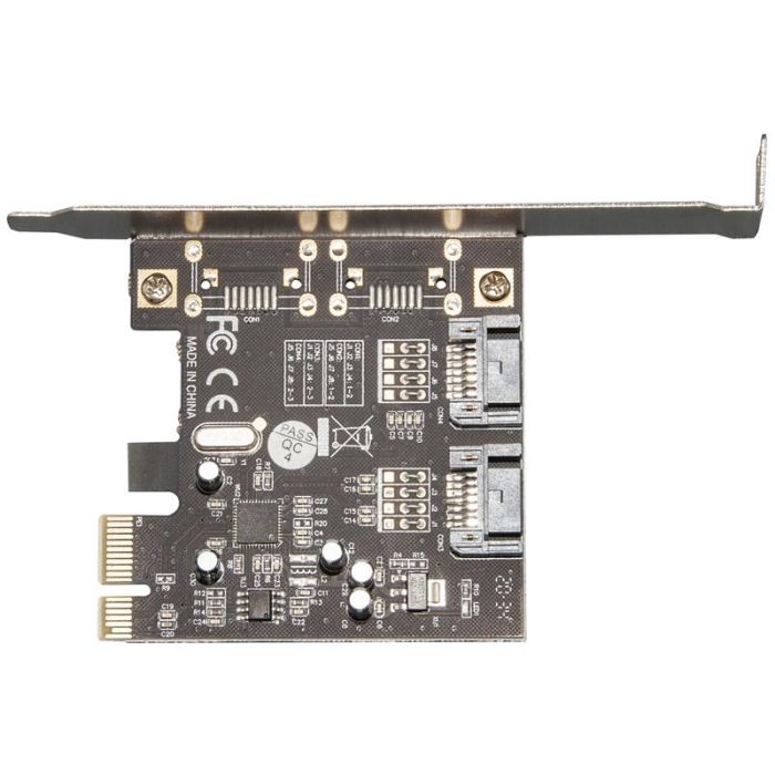 Контролер Frime ASM1061 (ECF-PCIEto2SATAIII.LP) PCI-E-2xSATA III