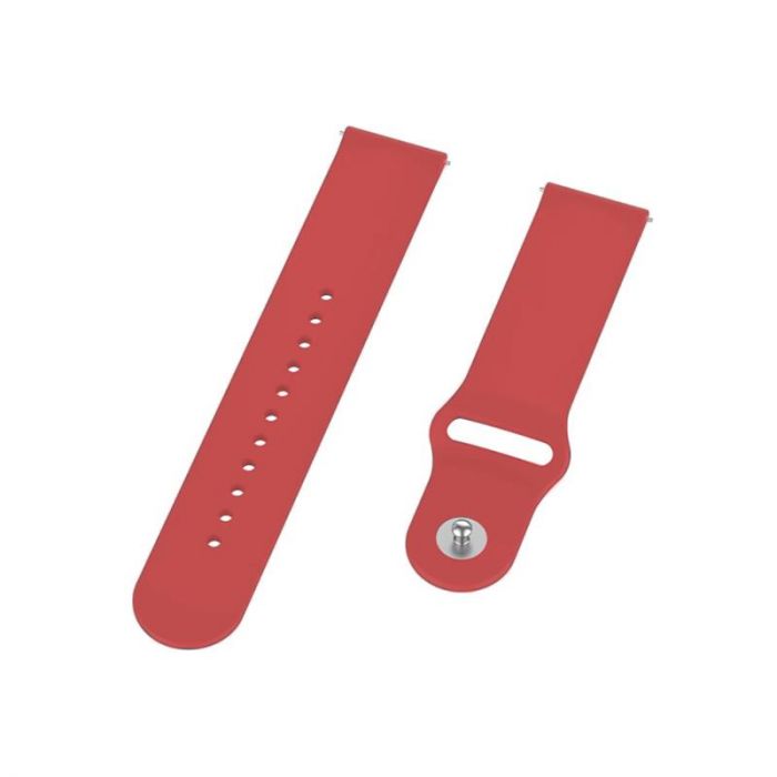 Силіконовий ремінець BeCover для Xiaomi Amazfit Bip/Bip Lite/Bip S Lite/GTR 42mm/GTS/TicWatch S2/TicWatch E Red (706188)