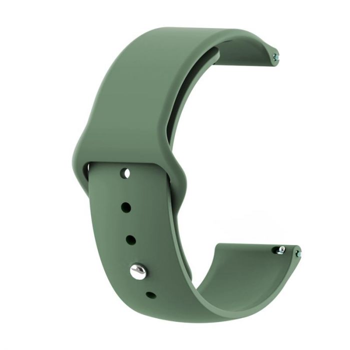 Силіконовий ремінець BeCover для Xiaomi iMi KW66/Mi Watch Color/Haylou LS01/Watch S1 Active Pine-Green (706362)