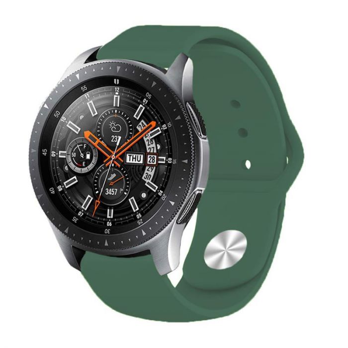 Силіконовий ремінець BeCover для Xiaomi iMi KW66/Mi Watch Color/Haylou LS01/Watch S1 Active Pine-Green (706362)