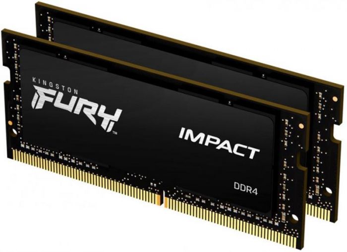 Модуль пам`ятi SO-DIMM DDR4 2x32GB/3200 Kingston Fury Impact (KF432S20IBK2/64)