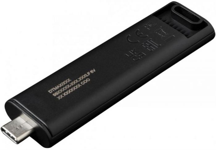 Флеш-накопичувач USB3.2 512GB Type-C Kingston DataTraveler Max Black (DTMAX/512GB)