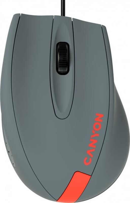 Миша Canyon CNE-CMS11DG Gray/Red USB