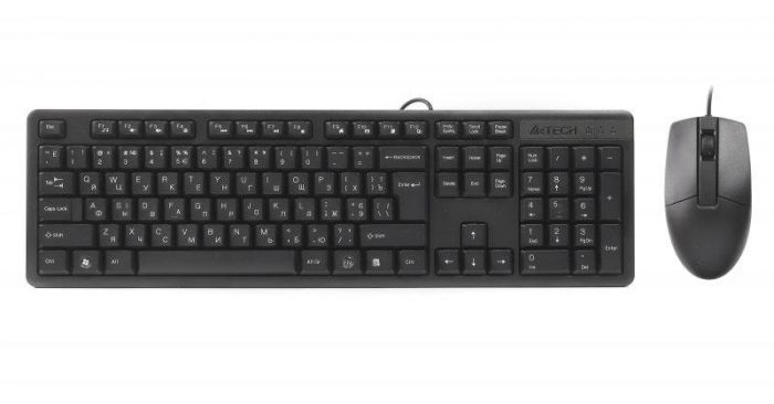 Комплект (клавіатура, миша) A4-Tech KK-3330 Black USB
