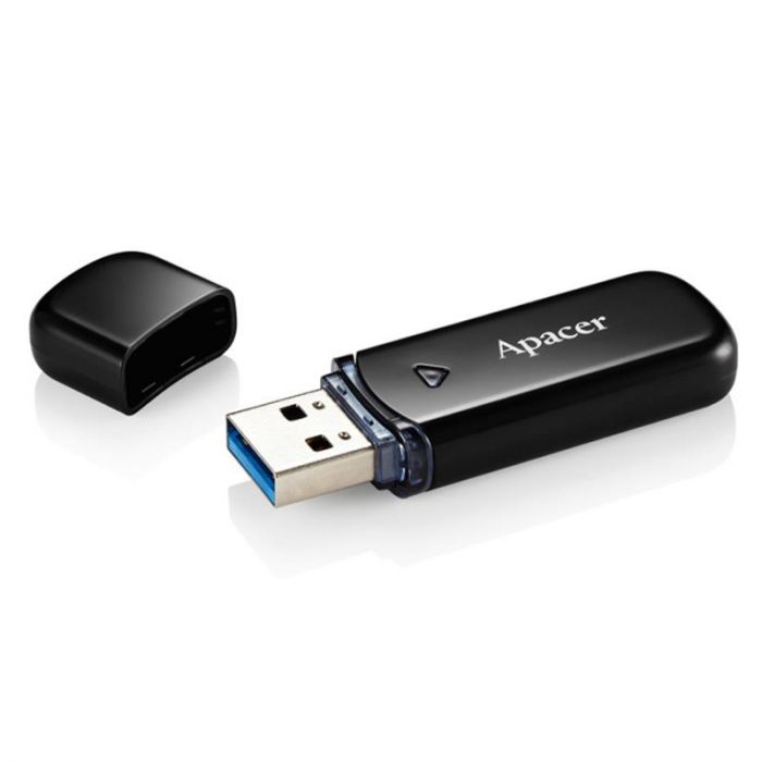 Флеш-накопичувач USB3.2 32GB Apacer AH355 Black (AP32GAH355B-1)