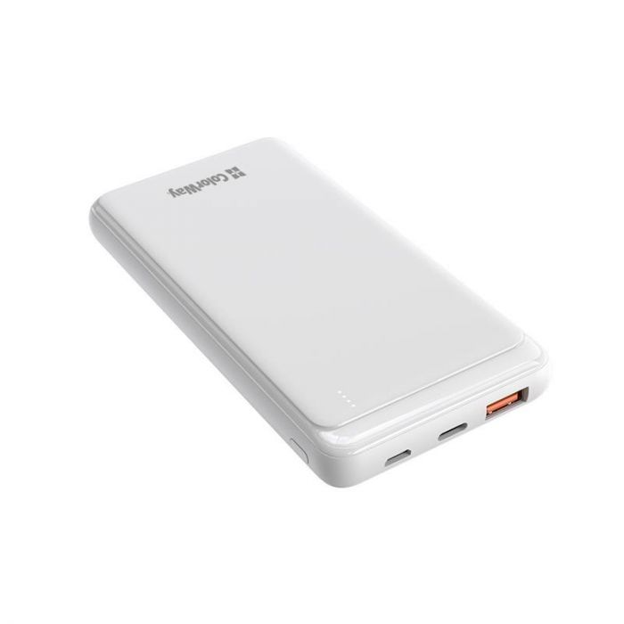 Універсальна мобільна батарея ColorWay Slim PD 10000mAh White (CW-PB100LPG3WT-PD)