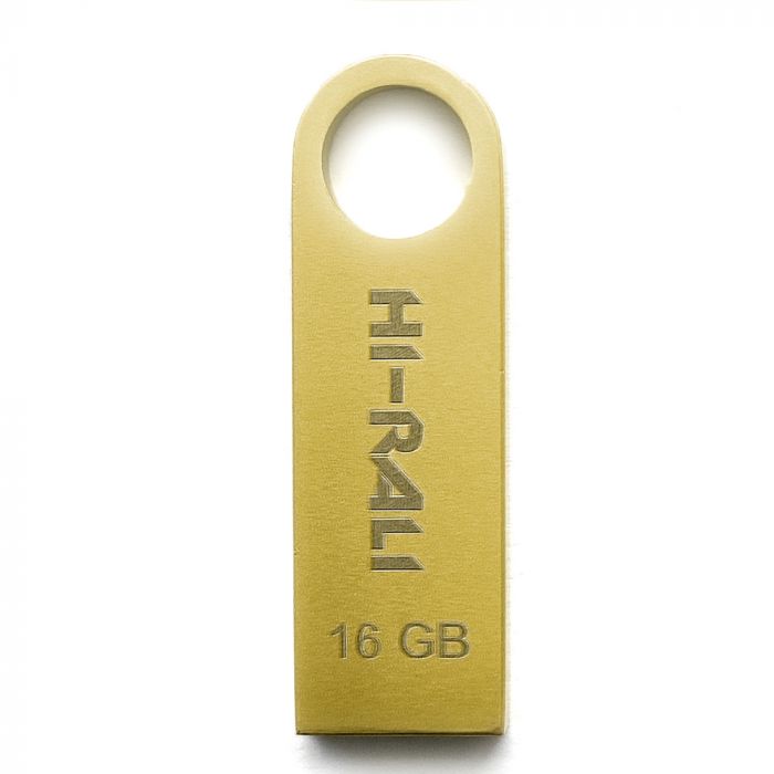 Флеш-накопичувач USB 16GB Hi-Rali Shuttle Series Gold (HI-16GBSHGD)