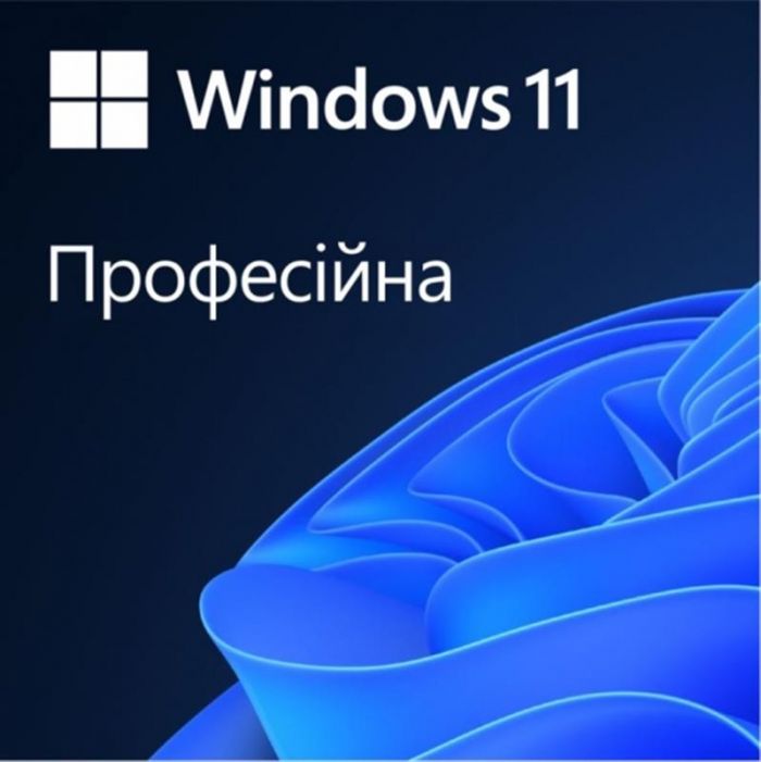 Програмне забезпечення Microsoft Windows 11 Professional 64Bit Ukrainian 1ПК DSP OEI DVD (FQC-10557)