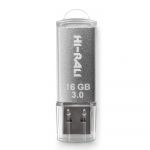 Флеш-накопичувач USB3.0 16GB Hi-Rali Rocket Series Silver (HI-16GB3VCSL)