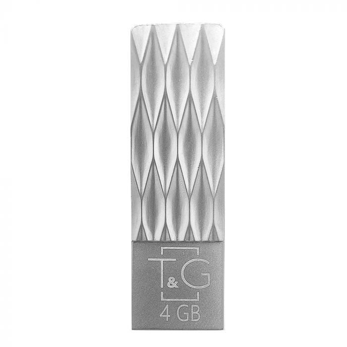 Флеш-накопичувач USB 4GB T&G 103 Metal Series Silver (TG103-4G)