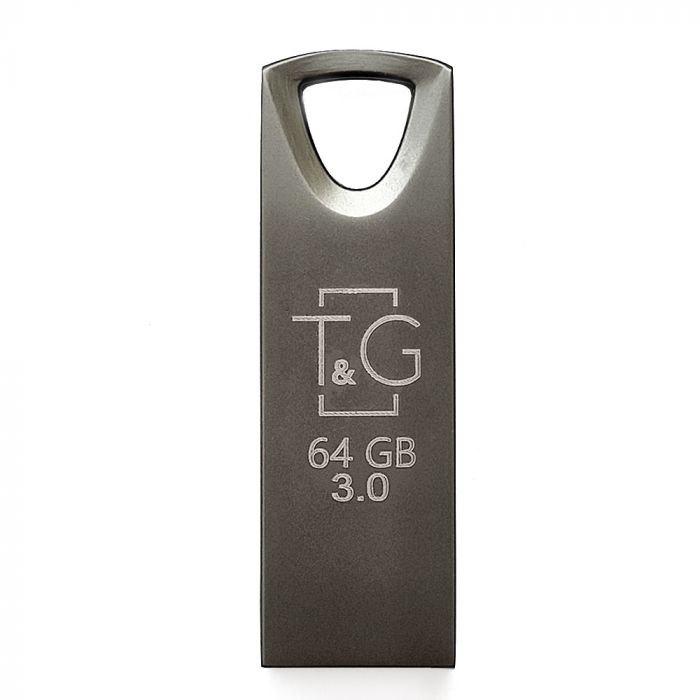 Флеш-накопичувач USB3.0 64GB T&G 117 Metal Series Black (TG117BK-64G3)