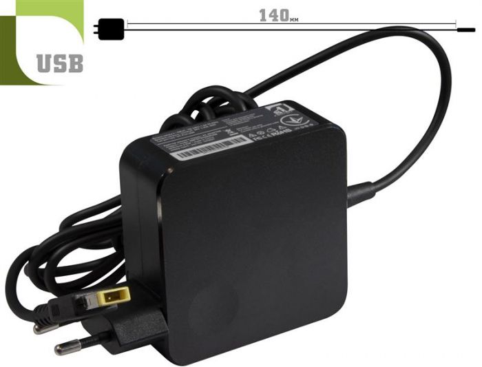 Блок живлення 1StCharger для ноутбука Lenovo 20V 65W 3.25A USB Wall Mount (WM1ST20V65WUSB)