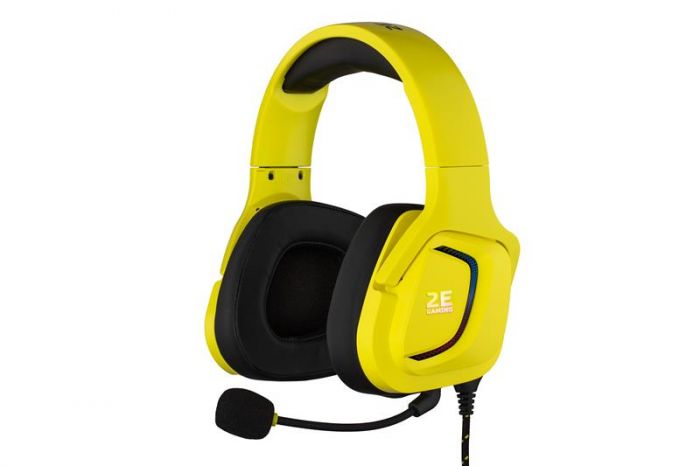 Гарнітура 2E Gaming HG340 RGB Yellow (2E-HG340YW)