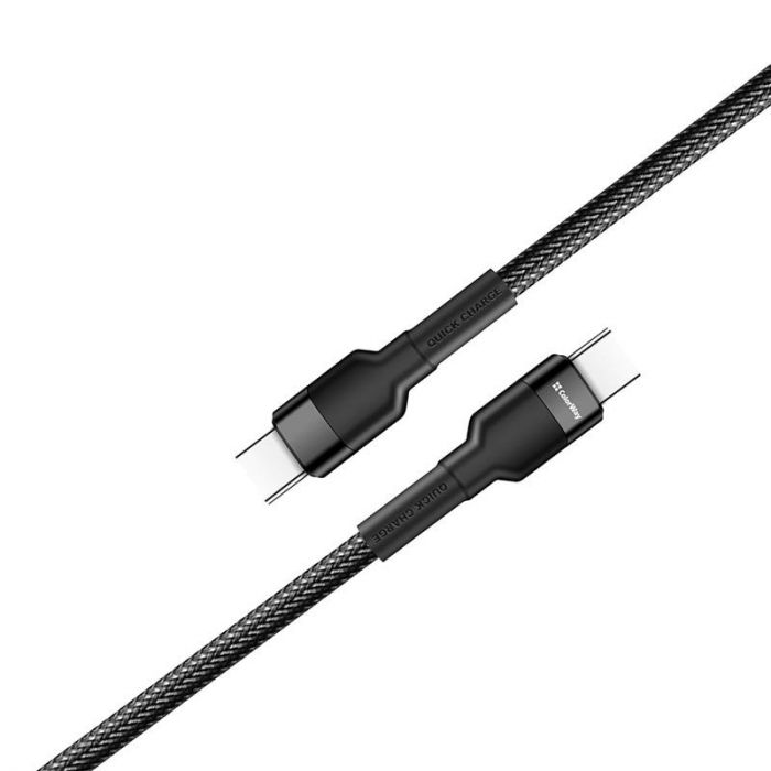 Кабель ColorWay USB Type-C - USB Type-C, 3.0 А, 1 м, Black (CW-CBPDCC047-BK)