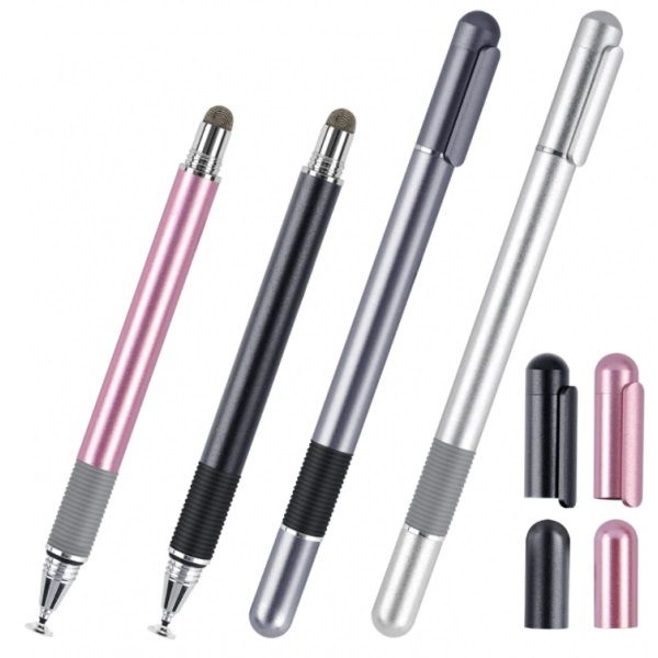 Стилус універсальний SK 2 в 1 Capacitive Drawing Point Ball Black (1005001657604970B)