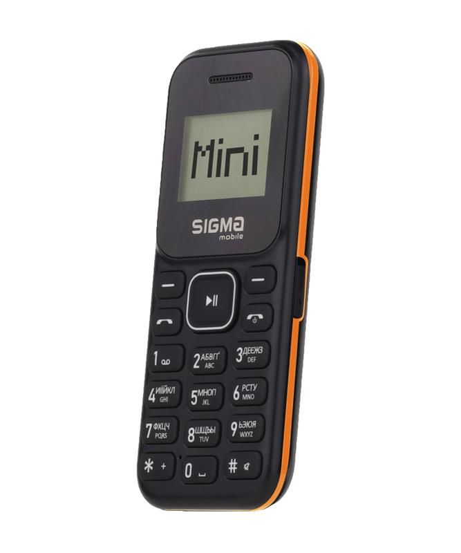 Мобiльний телефон Sigma mobile X-style 14 Mini Dual Sim BlackBlack/Orange