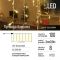 Світлодіодна гірлянда ColorWay (CW-GF-100L36VWW) бахрома 100LED, 3м, тепле світло