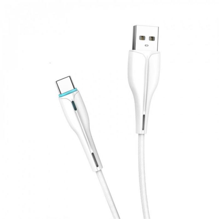 Кабель SkyDolphin S48T USB - USB Type-C (M/M), 1 м, White (USB-000425)