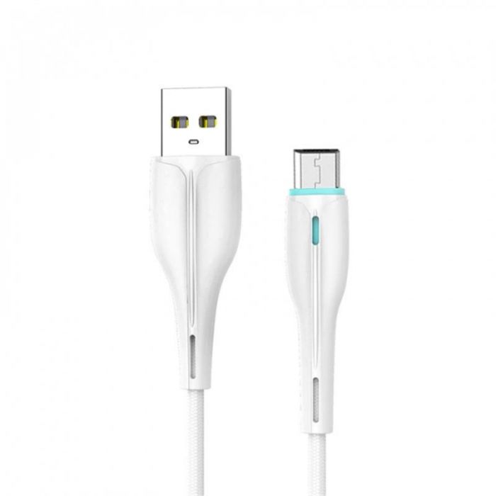 Кабель SkyDolphin S48V USB - micro USB (M/M), 1 м, White (USB-000427)