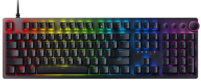 Клавіатура Razer Huntsman V2 Purple Optical Switch Black (RZ03-03931300-R3R1)