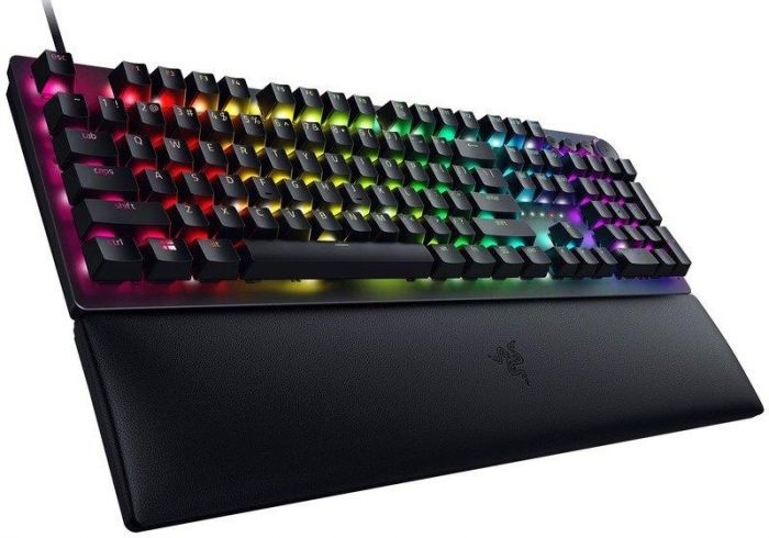 Клавіатура Razer Huntsman V2 Purple Optical Switch Black (RZ03-03931300-R3R1)