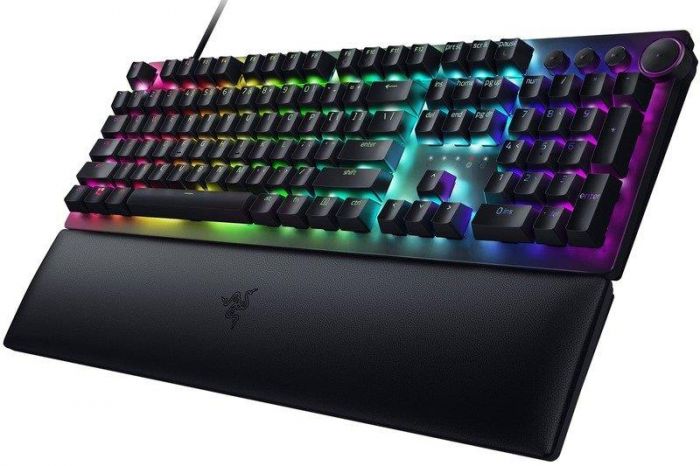 Клавіатура Razer Huntsman V2 Purple Optical Switch Black (RZ03-03931300-R3R1)