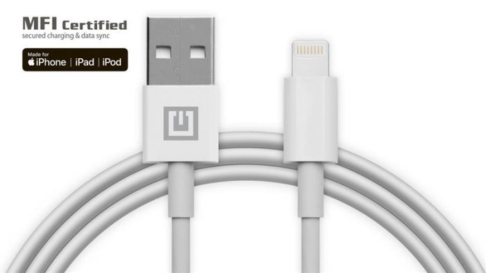 Кабель REAL-EL USB-Lightning 2m, White (EL123500056)