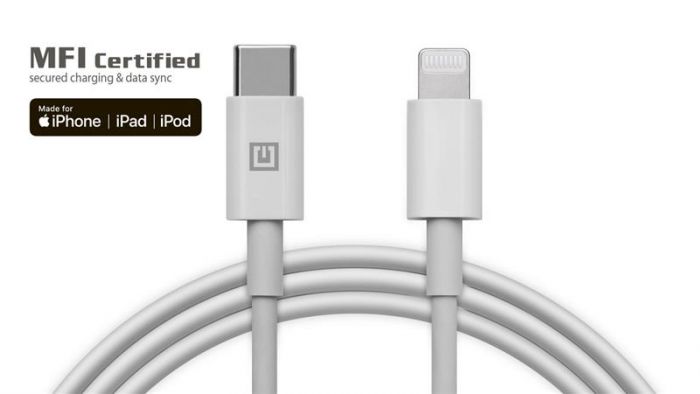 Кабель REAL-EL USB-C-Lightning 1m, White (EL123500057)