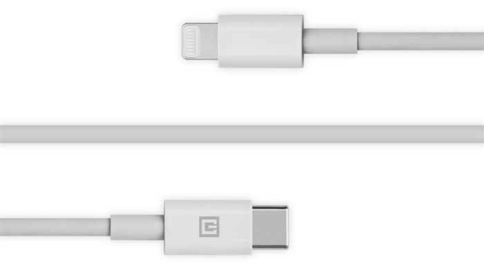 Кабель REAL-EL USB-C-Lightning 1m, White (EL123500057)