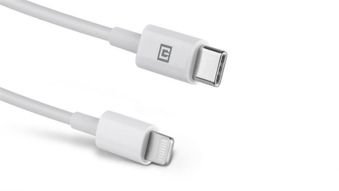 Кабель REAL-EL USB-C-Lightning 1m, White (EL123500057)