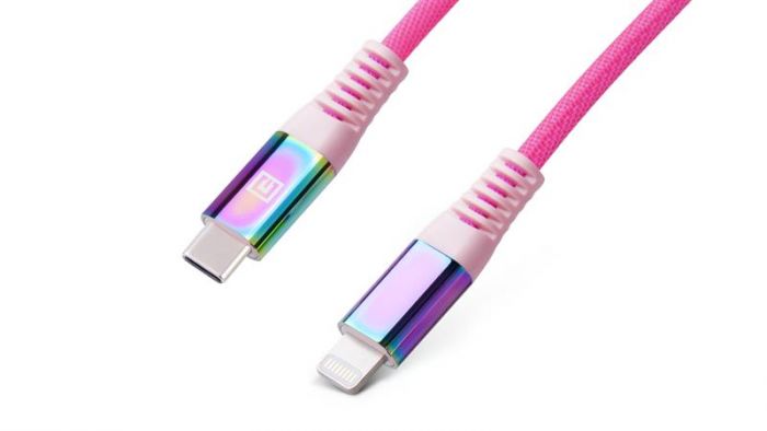 Кабель REAL-EL Rainbow USB-C-Lightning, 1м (EL123500054)