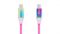 Кабель REAL-EL Premium USB Type-C - USB Type-C (M/M), 1 м, Rainbow (EL123500053)