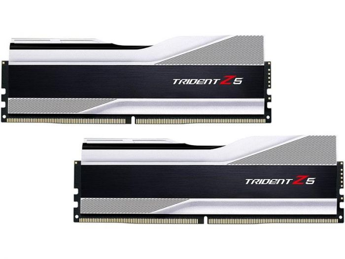 Модуль пам`ятi DDR5 2x32GB/6400 G.Skill Trident Z5 RGB Silver (F5-6400J3239G32GX2-TZ5RS)