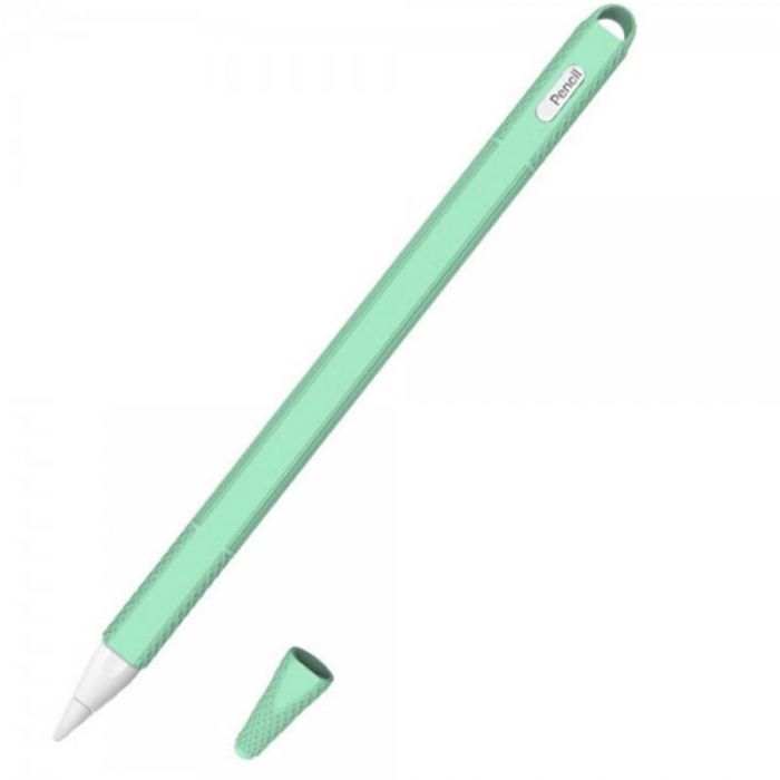 Чохол Goojodoq Hybrid Ear TPU для стилуса Apple Pencil 2 Light/Green (4001055094286LG)