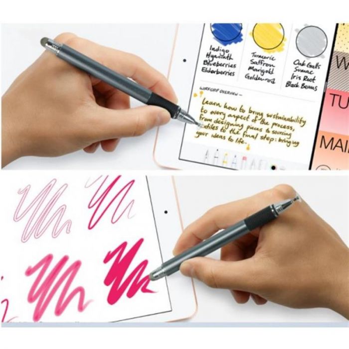 Стилус SK універсальний 2 в 1 Capacitive Drawing Point Ball Pink (1005001657604970P)