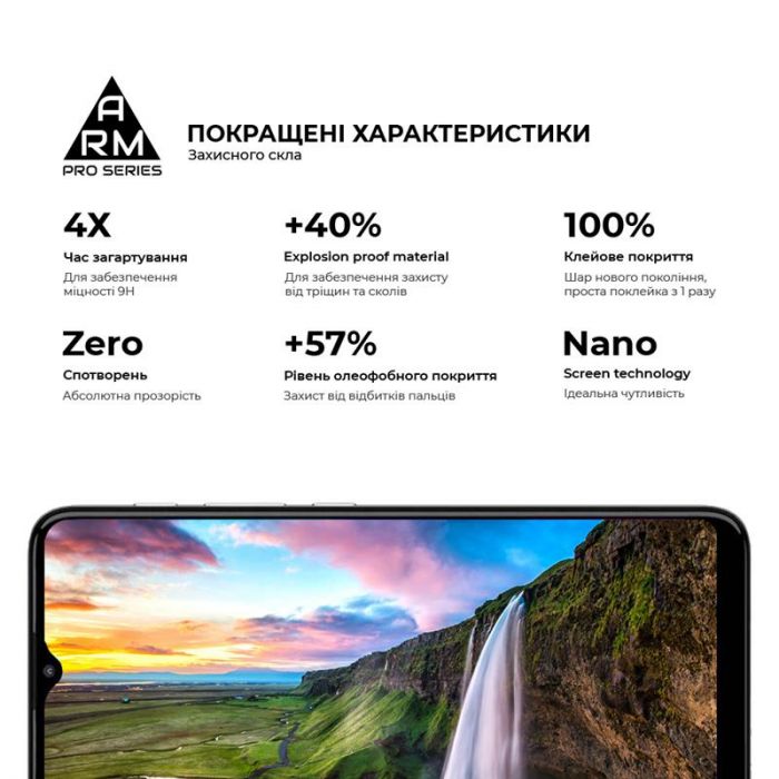 Захисне скло Armorstandart Pro для Motorola Moto E20 Black (ARM60530)