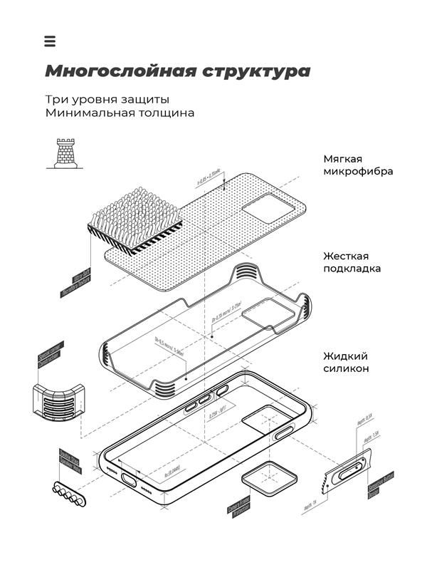 Чохол-накладка Armorstandart Icon для Oppo Reno5 Lite Black (ARM58545)