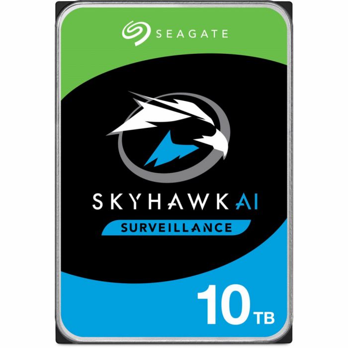 Накопичувач HDD SATA 10.0TB Seagate SkyHawk Al Surveillance 256MB (ST10000VE001)